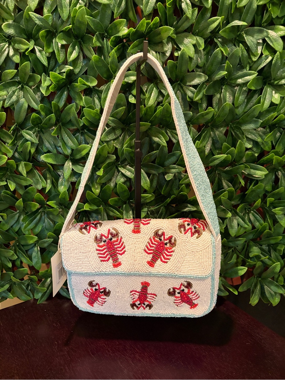 Sol and Mer beaded lobster bag, NWT